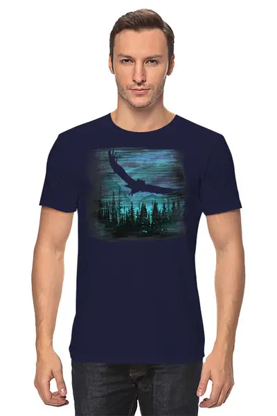 Заказать мужскую футболку в Москве. Футболка классическая Owl Scratch от oneredfoxstore@gmail.com - готовые дизайны и нанесение принтов.
