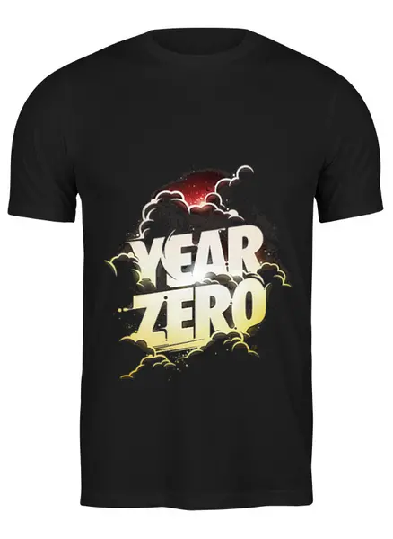 Заказать мужскую футболку в Москве. Футболка классическая YEAR ZERO от esse - готовые дизайны и нанесение принтов.