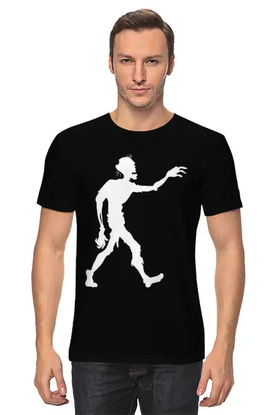 Заказать мужскую футболку в Москве. Футболка классическая Walking Dead от megashmot - готовые дизайны и нанесение принтов.