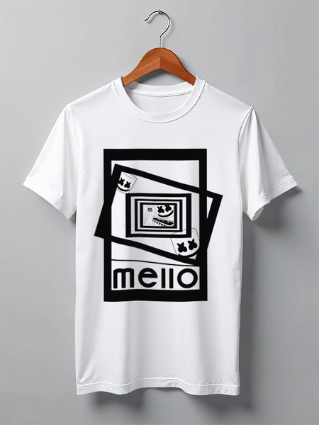 Заказать мужскую футболку в Москве. Футболка классическая Mello от cubik art  - готовые дизайны и нанесение принтов.