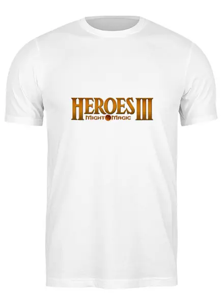 Заказать мужскую футболку в Москве. Футболка классическая Heroes 3 от THE_NISE  - готовые дизайны и нанесение принтов.