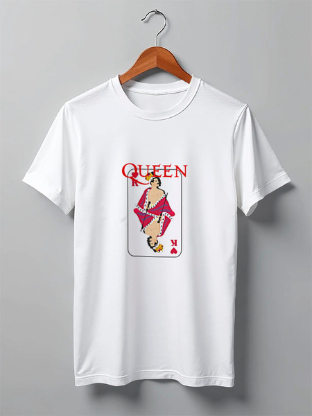 Заказать мужскую футболку в Москве. Футболка классическая Freddie Mercury - Queen от Leichenwagen - готовые дизайны и нанесение принтов.