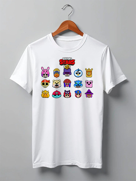 Заказать мужскую футболку в Москве. Футболка классическая ☆Brawl Stars☆ от balden - готовые дизайны и нанесение принтов.