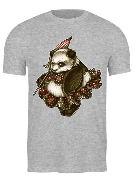 Заказать мужскую футболку в Москве. Футболка классическая Panda Girl от Leichenwagen - готовые дизайны и нанесение принтов.