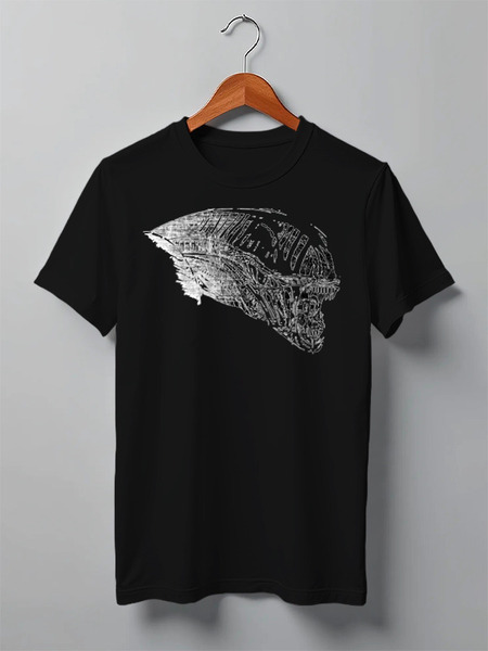 Заказать мужскую футболку в Москве. Футболка классическая Aliens от oneredfoxstore@gmail.com - готовые дизайны и нанесение принтов.