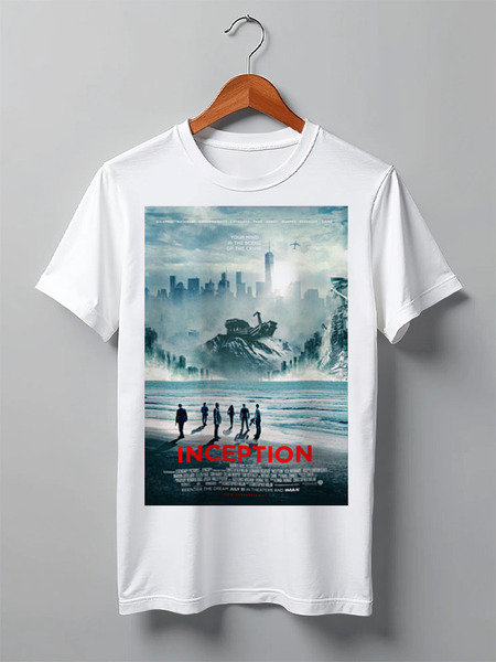Заказать мужскую футболку в Москве. Футболка классическая Начало / Inception от kino.printio.ru - готовые дизайны и нанесение принтов.