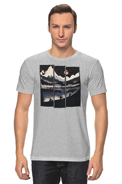 Заказать мужскую футболку в Москве. Футболка классическая Wild Braap от oneredfoxstore@gmail.com - готовые дизайны и нанесение принтов.
