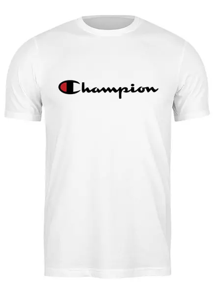Заказать мужскую футболку в Москве. Футболка классическая Champion  от DESIGNER   - готовые дизайны и нанесение принтов.