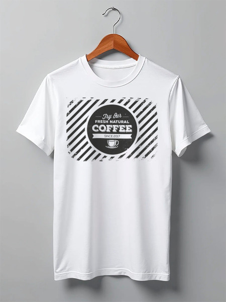 Заказать мужскую футболку в Москве. Футболка классическая Burgers от oneredfoxstore@gmail.com - готовые дизайны и нанесение принтов.