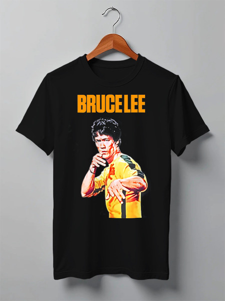 Заказать мужскую футболку в Москве. Футболка классическая Bruce Lee от Leichenwagen - готовые дизайны и нанесение принтов.