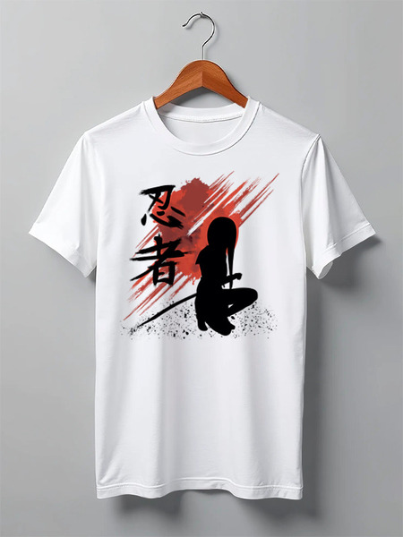 Заказать мужскую футболку в Москве. Футболка классическая Japan от oneredfoxstore@gmail.com - готовые дизайны и нанесение принтов.