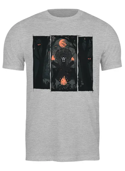 Заказать мужскую футболку в Москве. Футболка классическая God of Hellfire от oneredfoxstore@gmail.com - готовые дизайны и нанесение принтов.