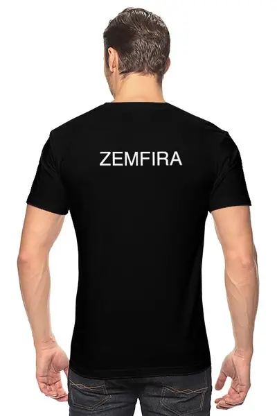 Заказать мужскую футболку в Москве. Футболка классическая Земфира от mcmini - готовые дизайны и нанесение принтов.