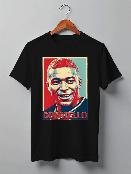 Заказать мужскую футболку в Москве. Футболка классическая Mbappe - Donatello от skynatural - готовые дизайны и нанесение принтов.