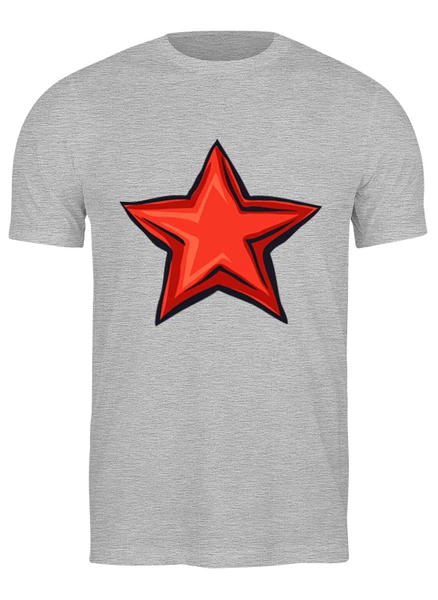 Заказать мужскую футболку в Москве. Футболка классическая Звезда от skynatural - готовые дизайны и нанесение принтов.