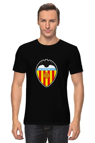 Заказать мужскую футболку в Москве. Футболка классическая Valencia от THE_NISE  - готовые дизайны и нанесение принтов.