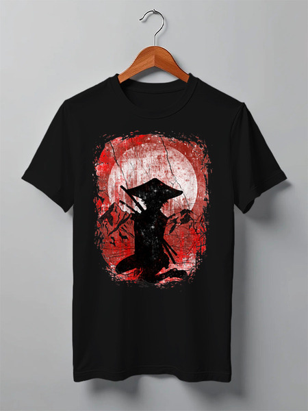 Заказать мужскую футболку в Москве. Футболка классическая Japan от oneredfoxstore@gmail.com - готовые дизайны и нанесение принтов.