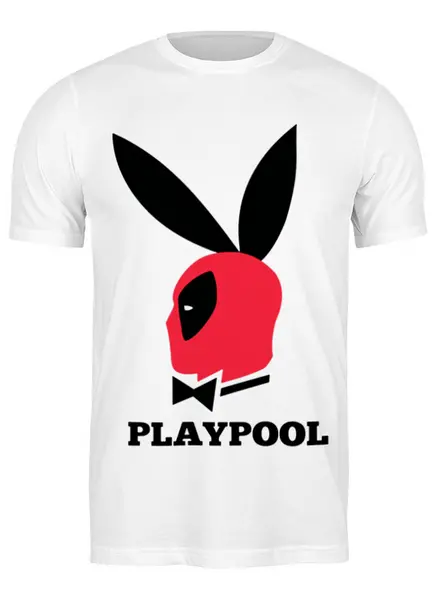 Заказать мужскую футболку в Москве. Футболка классическая Playpool (1) от ПРИНТЫ ПЕЧАТЬ  - готовые дизайны и нанесение принтов.