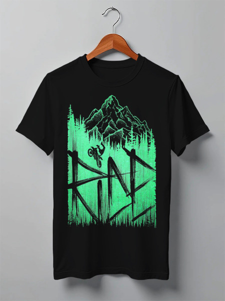 Заказать мужскую футболку в Москве. Футболка классическая Ride Motocross от oneredfoxstore@gmail.com - готовые дизайны и нанесение принтов.
