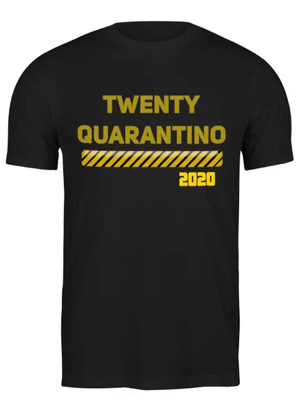 Заказать мужскую футболку в Москве. Футболка классическая TWENTY QUARANTINO    от T-shirt print  - готовые дизайны и нанесение принтов.