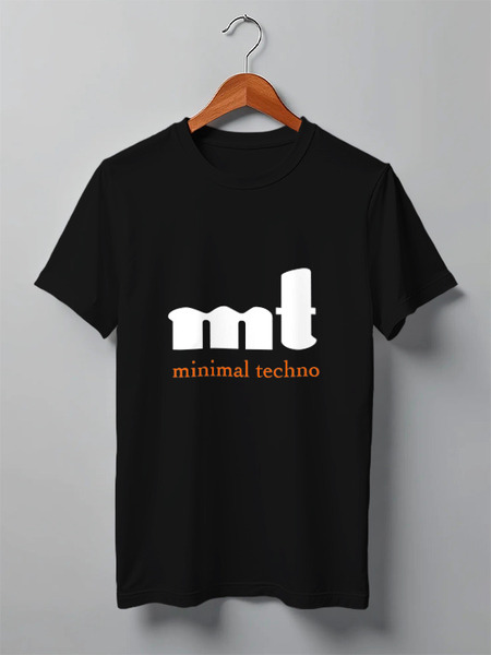 Заказать мужскую футболку в Москве. Футболка классическая Minimal Techno от troyaperformans@mail.ru - готовые дизайны и нанесение принтов.