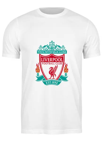 Заказать мужскую футболку в Москве. Футболка классическая  Liverpool от THE_NISE  - готовые дизайны и нанесение принтов.