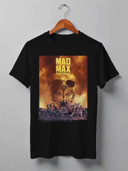 Заказать мужскую футболку в Москве. Футболка классическая Mad Max / Безумный Макс от KinoArt - готовые дизайны и нанесение принтов.