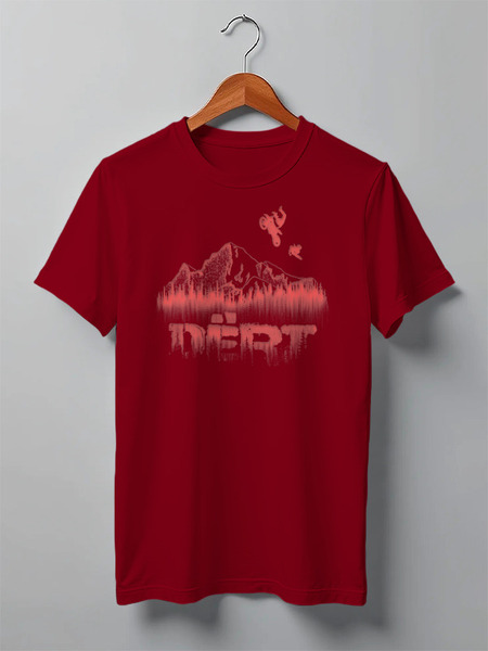 Заказать мужскую футболку в Москве. Футболка классическая Dirt Ride от oneredfoxstore@gmail.com - готовые дизайны и нанесение принтов.
