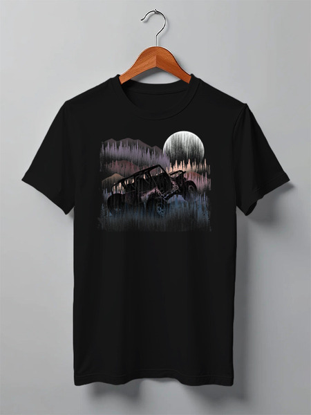 Заказать мужскую футболку в Москве. Футболка классическая  Offroad Expedition от oneredfoxstore@gmail.com - готовые дизайны и нанесение принтов.