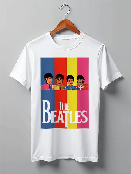 Заказать мужскую футболку в Москве. Футболка классическая ☆The Beatles☆ от balden - готовые дизайны и нанесение принтов.