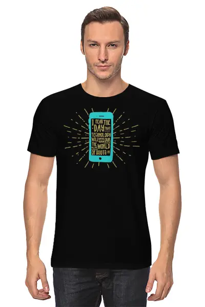 Заказать мужскую футболку в Москве. Футболка классическая Oldschool от oneredfoxstore@gmail.com - готовые дизайны и нанесение принтов.