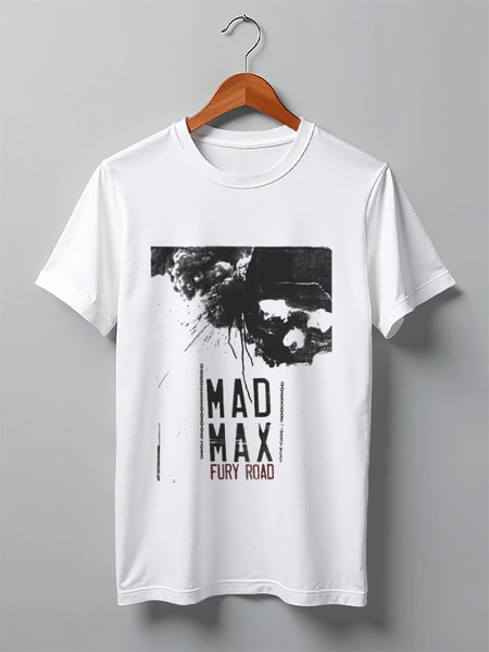 Заказать мужскую футболку в Москве. Футболка классическая Mad Max / Безумный Макс от KinoArt - готовые дизайны и нанесение принтов.