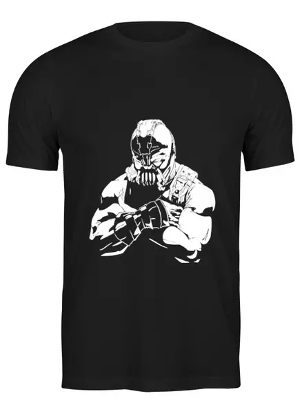 Заказать мужскую футболку в Москве. Футболка классическая Bane - Dark Knight от shinko - готовые дизайны и нанесение принтов.