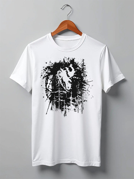 Заказать мужскую футболку в Москве. Футболка классическая Ink Rider от oneredfoxstore@gmail.com - готовые дизайны и нанесение принтов.