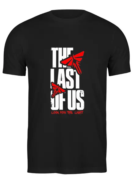 Заказать мужскую футболку в Москве. Футболка классическая THE LAST OF US от geekbox - готовые дизайны и нанесение принтов.