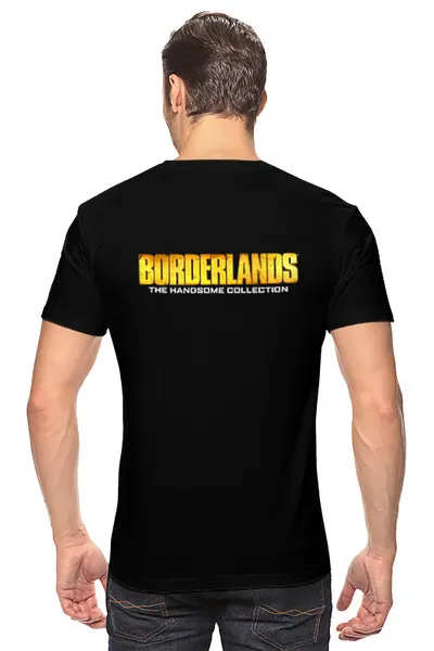 Заказать мужскую футболку в Москве. Футболка классическая BORDERLANDS от robus - готовые дизайны и нанесение принтов.