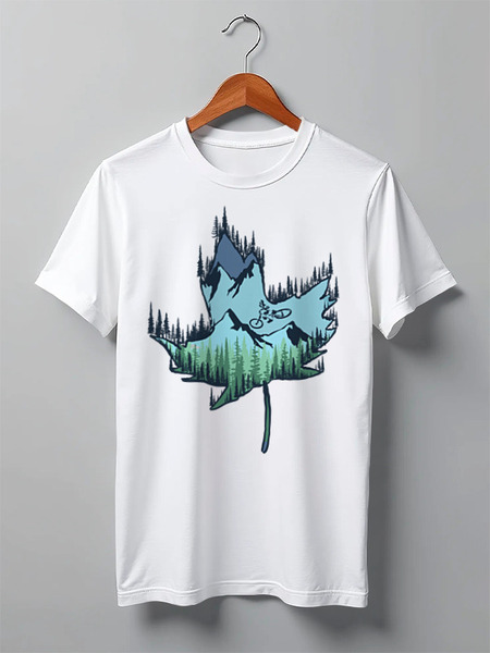 Заказать мужскую футболку в Москве. Футболка классическая Mountain Bike от oneredfoxstore@gmail.com - готовые дизайны и нанесение принтов.