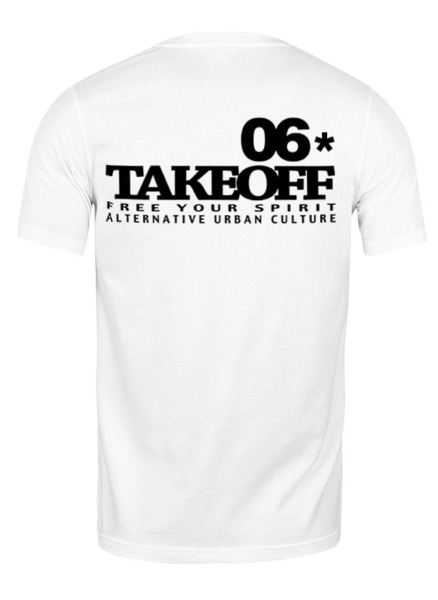 Заказать мужскую футболку в Москве. Футболка классическая 06*TAKEOFF от balden - готовые дизайны и нанесение принтов.