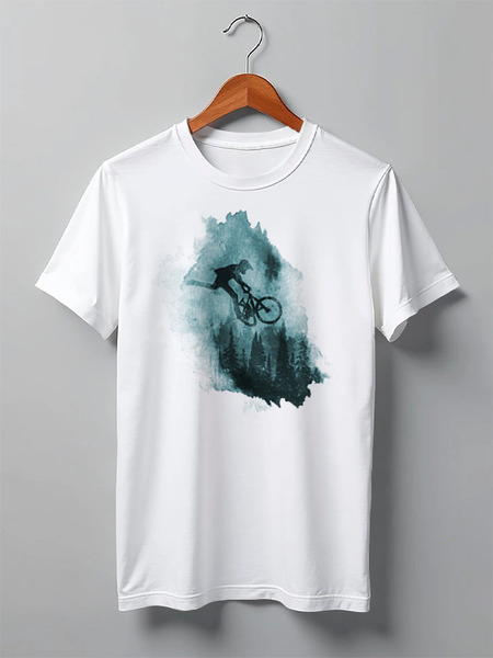 Заказать мужскую футболку в Москве. Футболка классическая Ink Rider от oneredfoxstore@gmail.com - готовые дизайны и нанесение принтов.