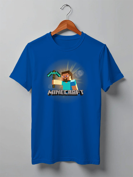 Заказать мужскую футболку в Москве. Футболка классическая MineCraft от Vladimir Prokaev - готовые дизайны и нанесение принтов.