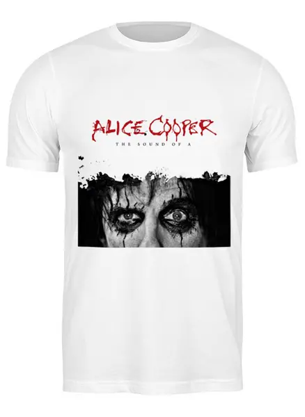 Заказать мужскую футболку в Москве. Футболка классическая Alice Cooper от Fedor - готовые дизайны и нанесение принтов.