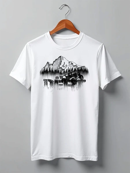 Заказать мужскую футболку в Москве. Футболка классическая Offroad от oneredfoxstore@gmail.com - готовые дизайны и нанесение принтов.