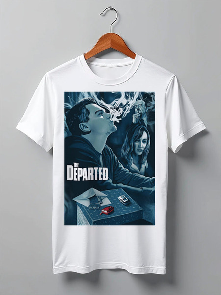 Заказать мужскую футболку в Москве. Футболка классическая Отступники / The Departed от kino.printio.ru - готовые дизайны и нанесение принтов.