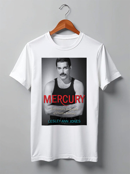Заказать мужскую футболку в Москве. Футболка классическая Freddie Mercury  от cherdantcev - готовые дизайны и нанесение принтов.