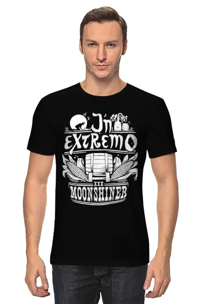 Заказать мужскую футболку в Москве. Футболка классическая In Extremo от geekbox - готовые дизайны и нанесение принтов.