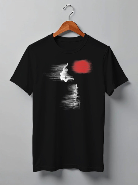 Заказать мужскую футболку в Москве. Футболка классическая Over The Tree от oneredfoxstore@gmail.com - готовые дизайны и нанесение принтов.