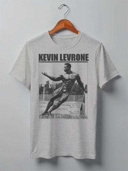Заказать мужскую футболку в Москве. Футболка классическая Kevin Levrone / Кевин Леврон  от KinoArt - готовые дизайны и нанесение принтов.