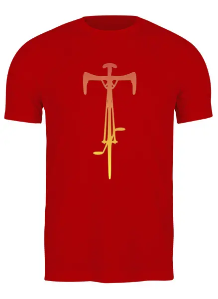 Заказать мужскую футболку в Москве. Футболка классическая MTB Ride от oneredfoxstore@gmail.com - готовые дизайны и нанесение принтов.