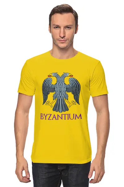 Заказать мужскую футболку в Москве. Футболка классическая Византия от Александр  - готовые дизайны и нанесение принтов.