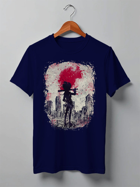 Заказать мужскую футболку в Москве. Футболка классическая Japan от oneredfoxstore@gmail.com - готовые дизайны и нанесение принтов.